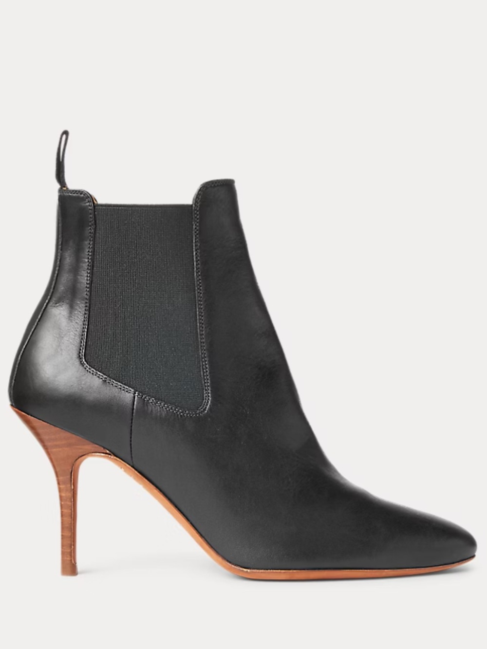 Polo Ralph Lauren Vachetta Calfskin Kitten-Heel Boot